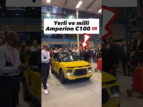 Türkiye'nin 2. yerli otomobili: Amperino C100! 🇹🇷