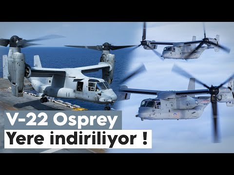V-22 Osprey Düştü: Bütün Filolar Yere İndiriliyor !