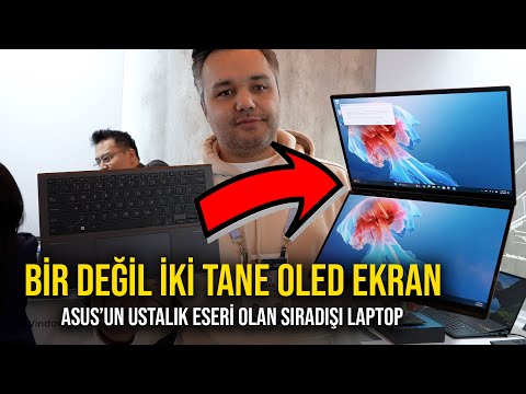 Asus'tan sıradışı laptop | Bir değil, iki tane OLED ekranı var