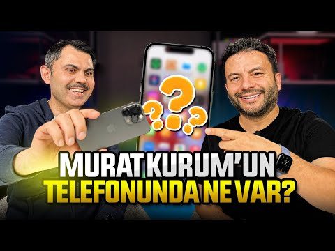 Murat Kurum'un telefonunda ne var?