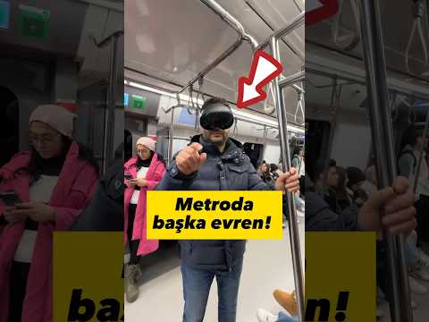 VR gözlük ile metroya girdik!