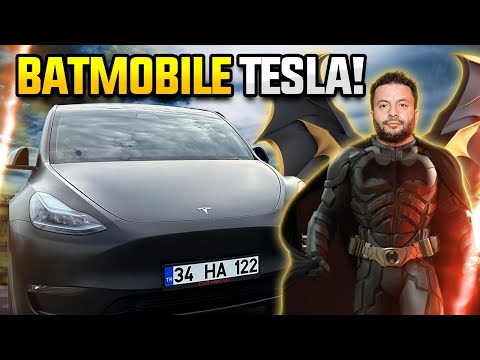 Tesla'yı modifiye ettik! Tesla, nasıl Batmobile oldu?