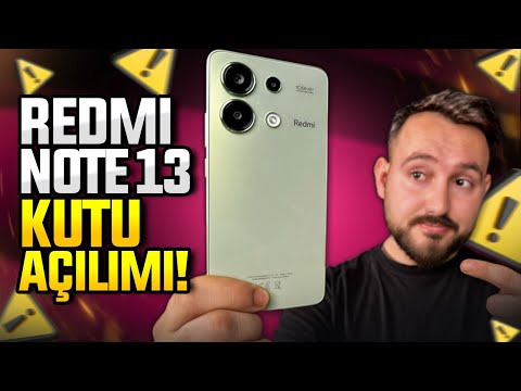 Redmi Note 13 kutusundan çıkıyor! - 11.999 TL'ye değer mi?