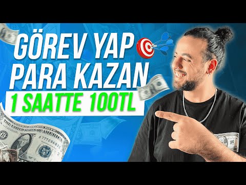 1 SAATTE GÖREV YAPARAK 100TL KAZANMAK! - İnternetten Para Kazanma Yöntemleri (2024)