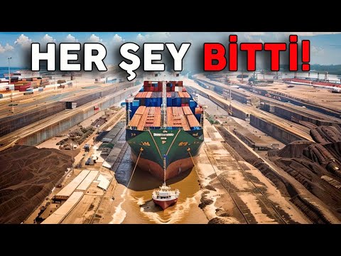SON DAKİKA! Dünyanın En Büyük Kanalı Panama Aniden Kurumaya Başladı. Korkutucu Bir Şey Ortaya Çıktı!